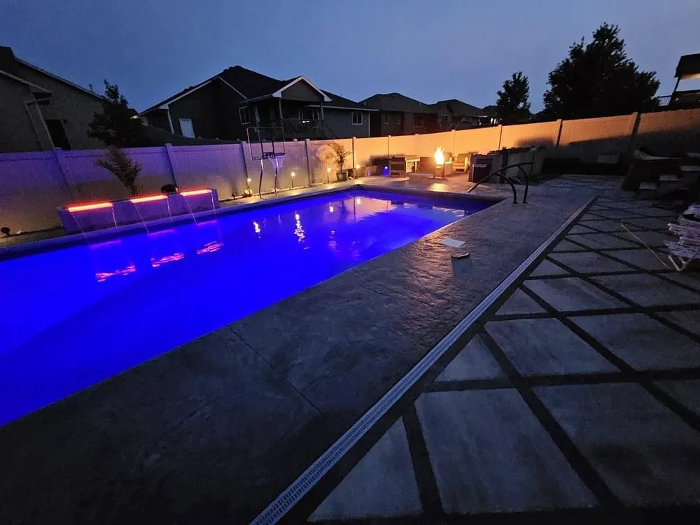 Custom lawn care service with custom design in Harrisburg, SD by Granberg Landscaping & Concrete