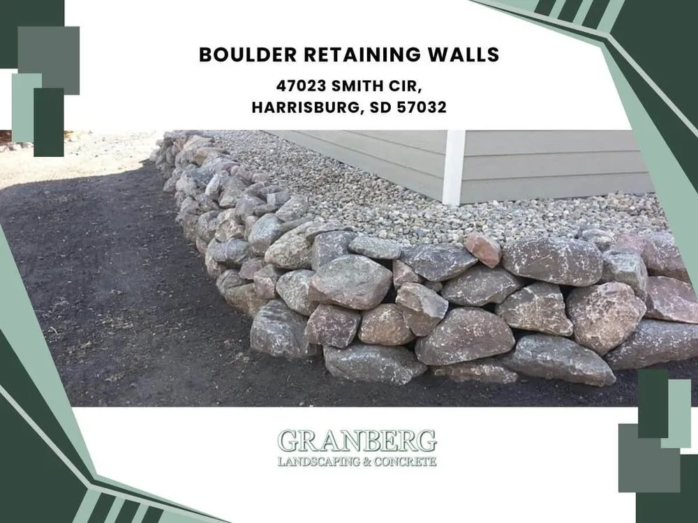 Custom yard cleanup service for beautiful yards across Harrisburg, SD - Granberg Landscaping & Concrete