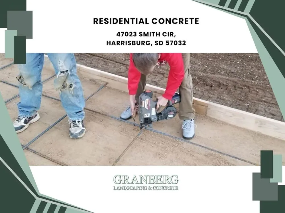 Affordable yard cleanup service in Harrisburg, SD - Granberg Landscaping & Concrete