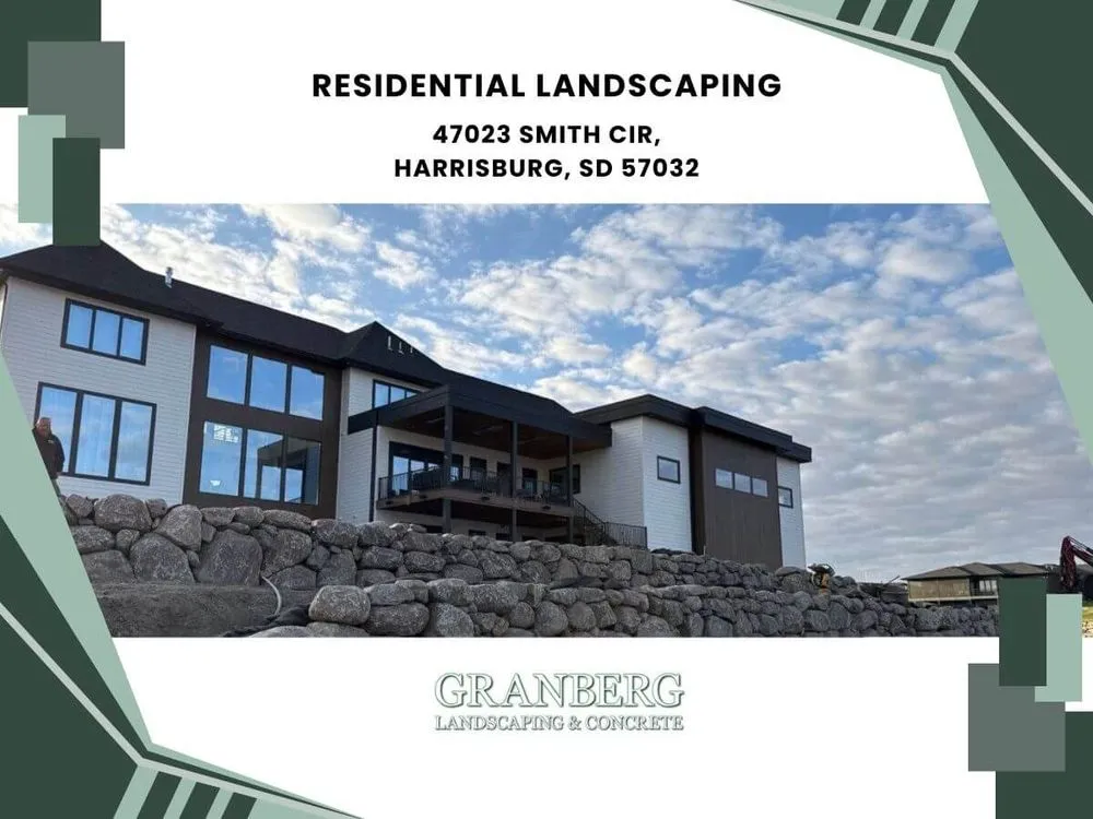 Reliable yard maintenance experts serving Harrisburg, SD - Granberg Landscaping & Concrete