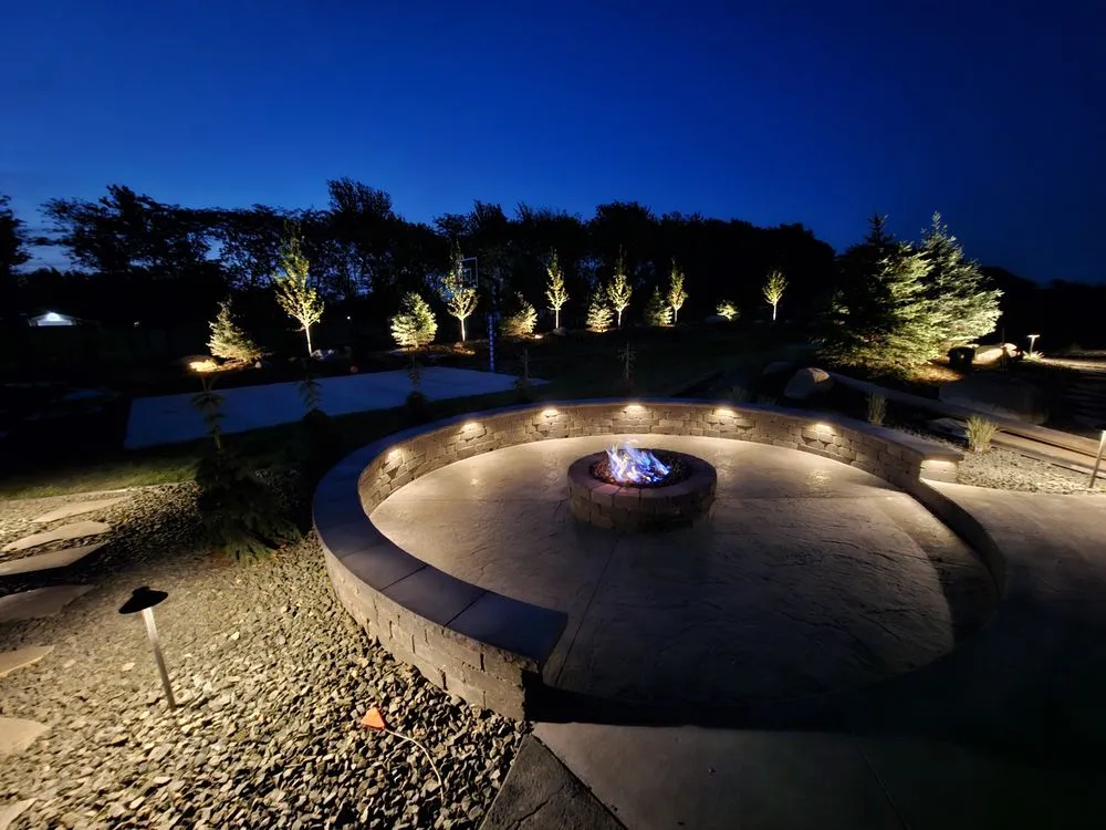 Affordable landscape installation with custom design across Harrisburg, SD - Granberg Landscaping & Concrete