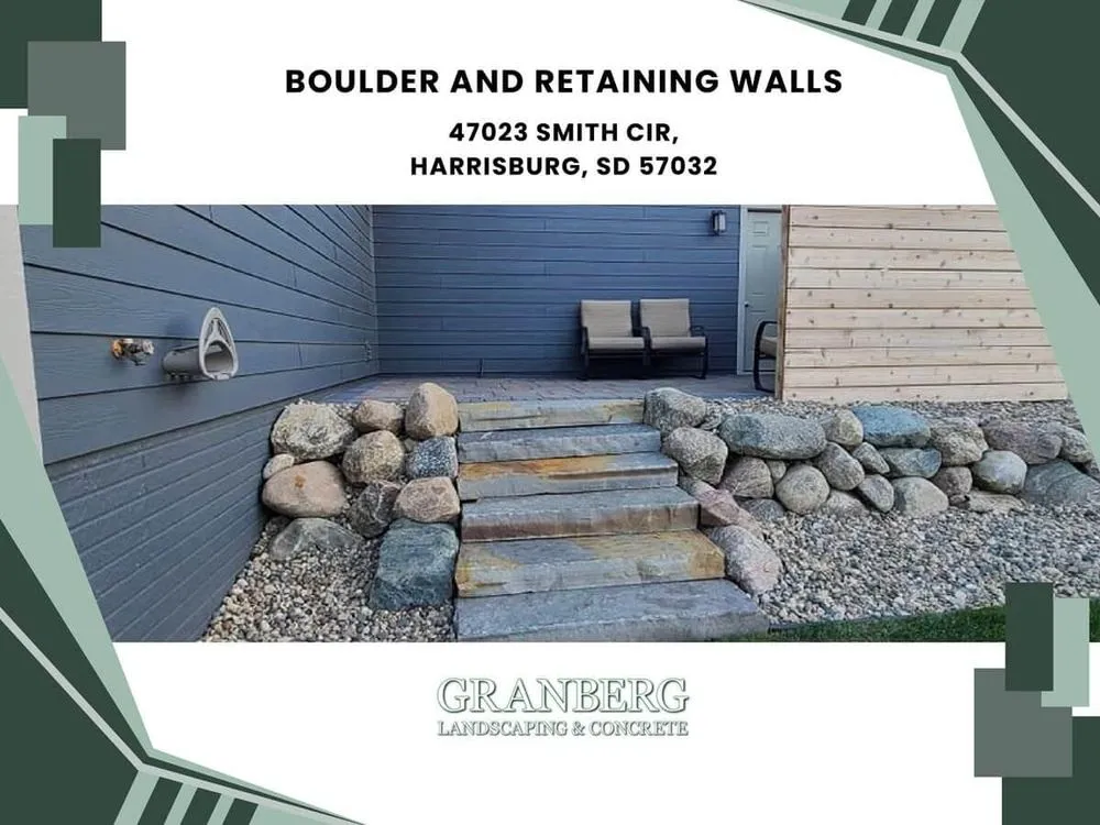 Reliable lawn care service for residential properties across Harrisburg, SD - Granberg Landscaping & Concrete