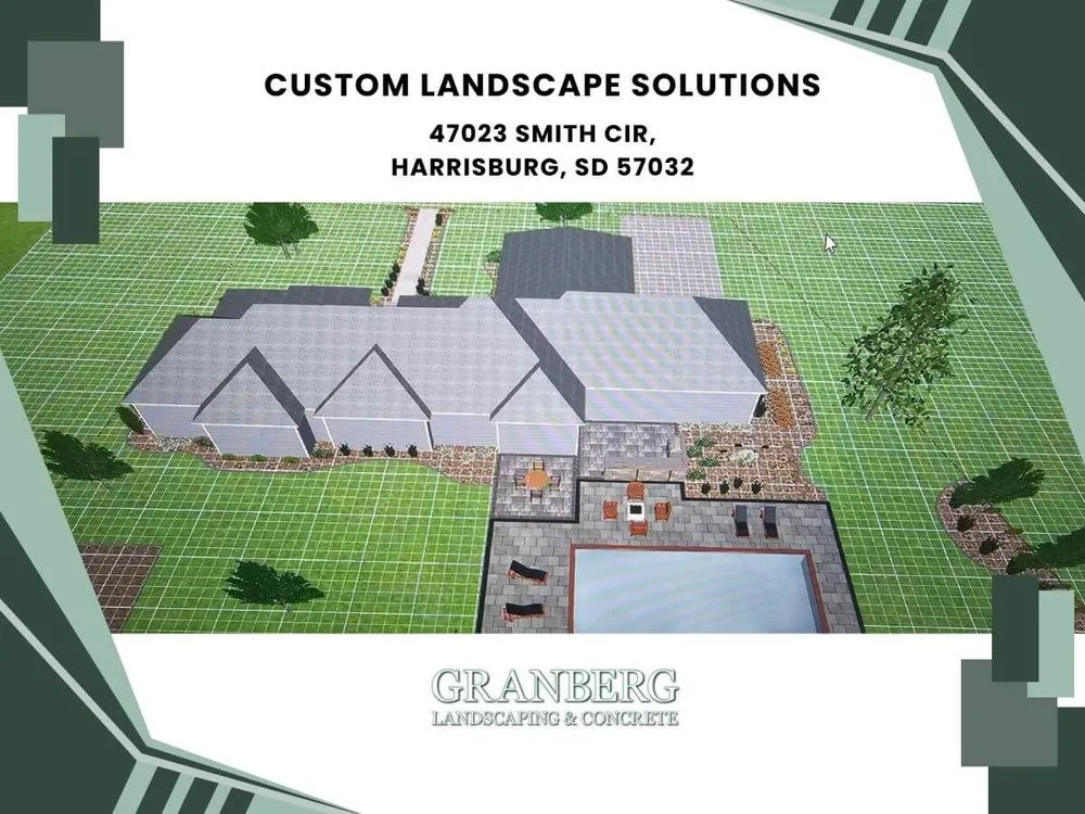 Professional landscape installation experts serving Harrisburg, SD - Granberg Landscaping & Concrete