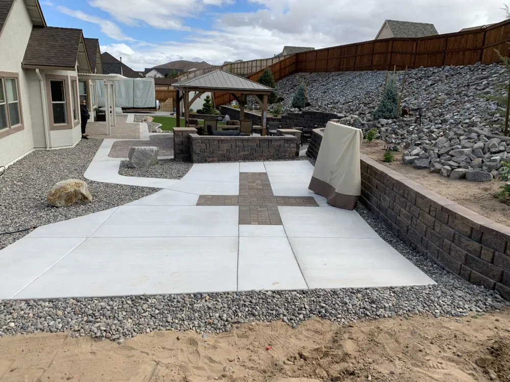 Professional landscape installation in Sparks, NV by Grand Design Landscape