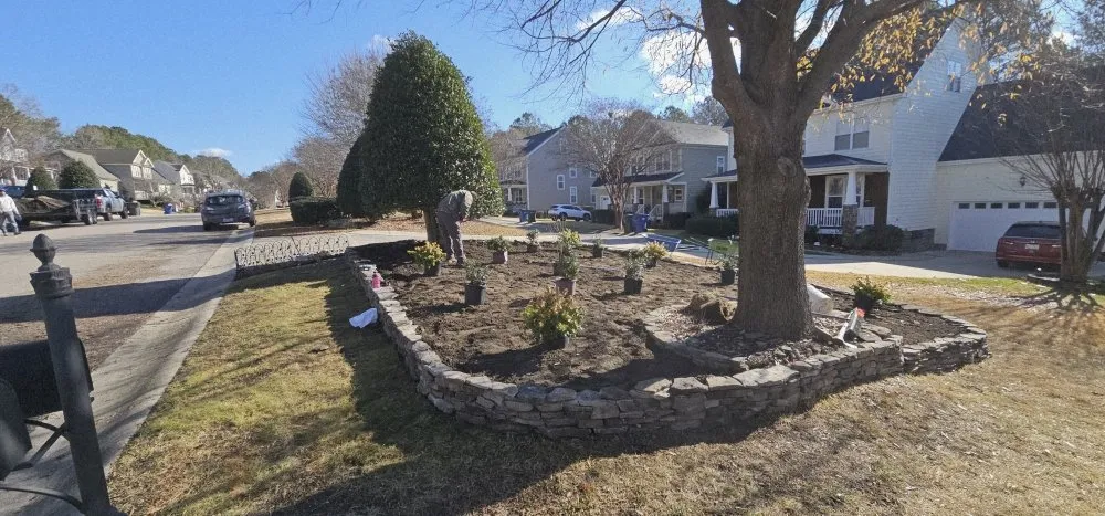 Professional garden landscaping for year-round maintenance across Raleigh, NC - Grand Design