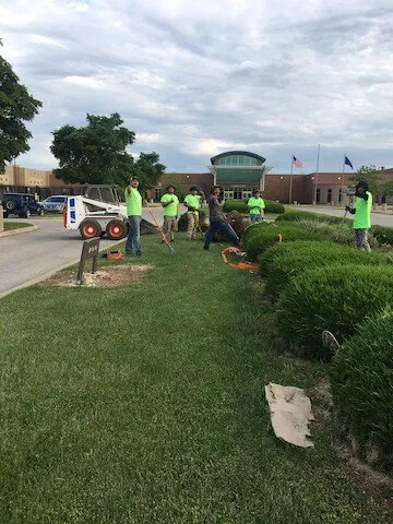 Expert lawn mowing service near you in Milford, IN by Grand Designs Landscaping & Hardscaping