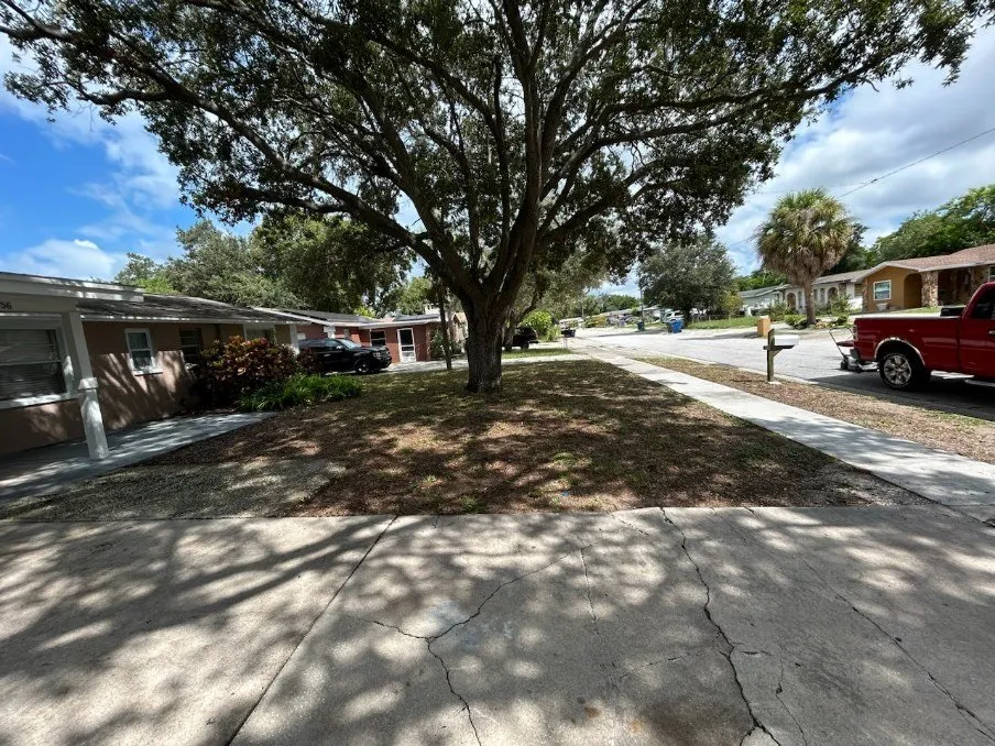 Local yard cleanup service in St. Petersburg, FL by Grand Line Lawncare