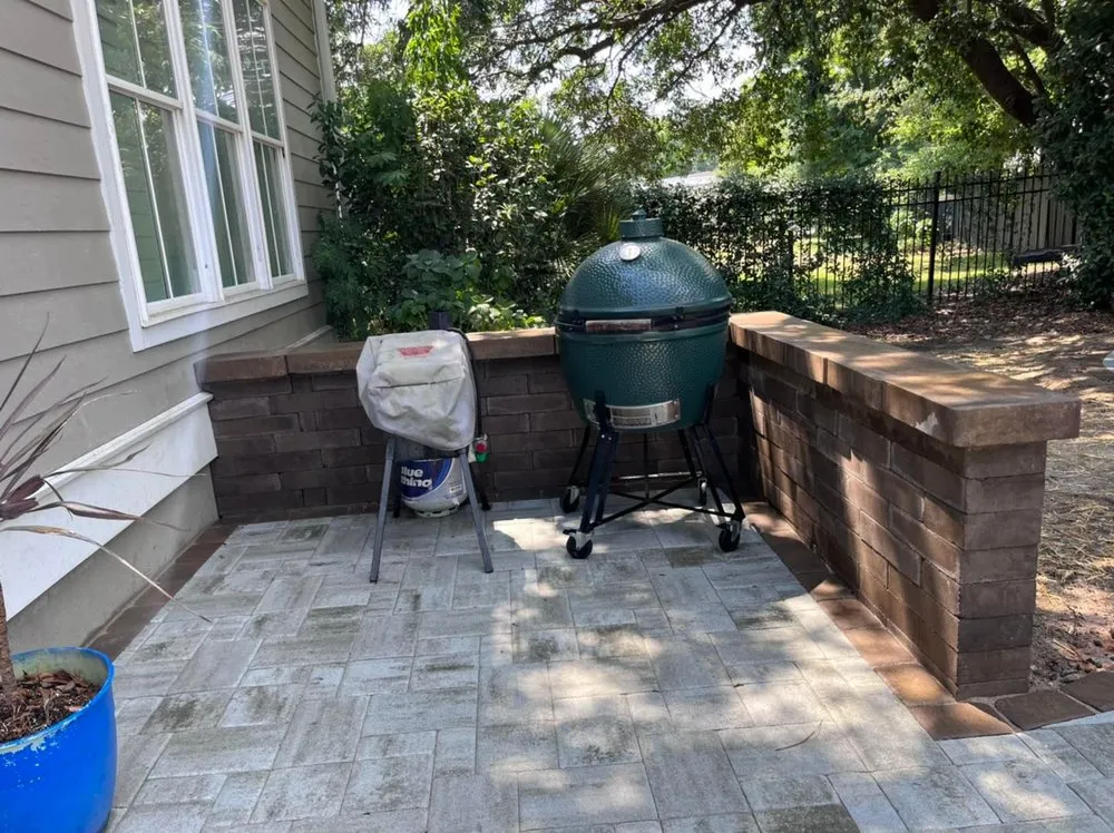 Custom landscape installation in Pooler, GA - Grand Outdoor Designs