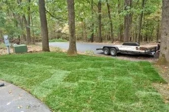 Professional lawn mowing service for outdoor upgrades in Afton, OK by Grand Services Outdoor Maintenance