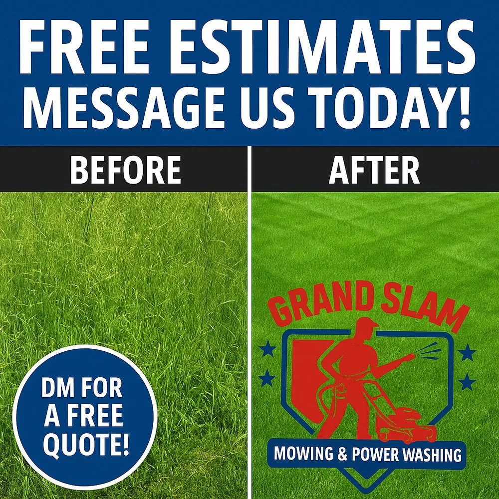 Top-rated outdoor landscaping in Wichita, KS by Grand Slam Mowing and Power Washing