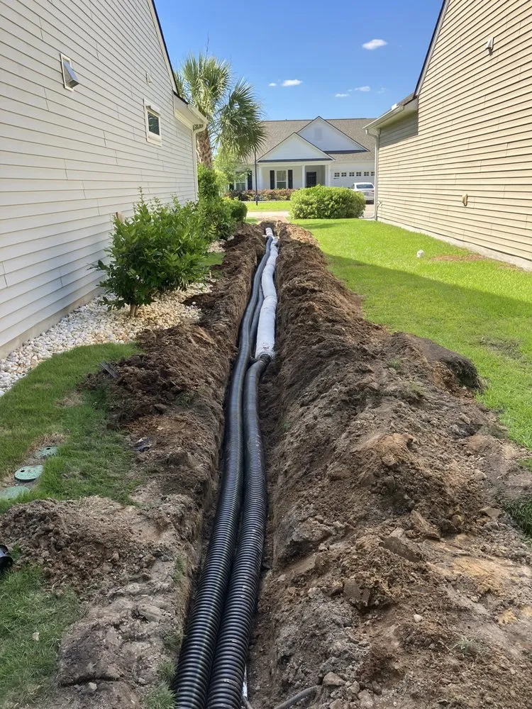 Local landscape installation in Myrtle Beach, SC by Grand Strand Forestry Mulching & Services