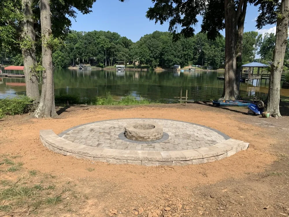 Professional garden landscaping for outdoor upgrades in Charlotte, NC by Grandeur Hardscapes and Services