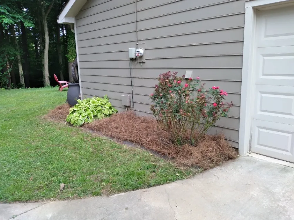 Custom landscape installation in Dawsonville, GA - Grandmas Boys