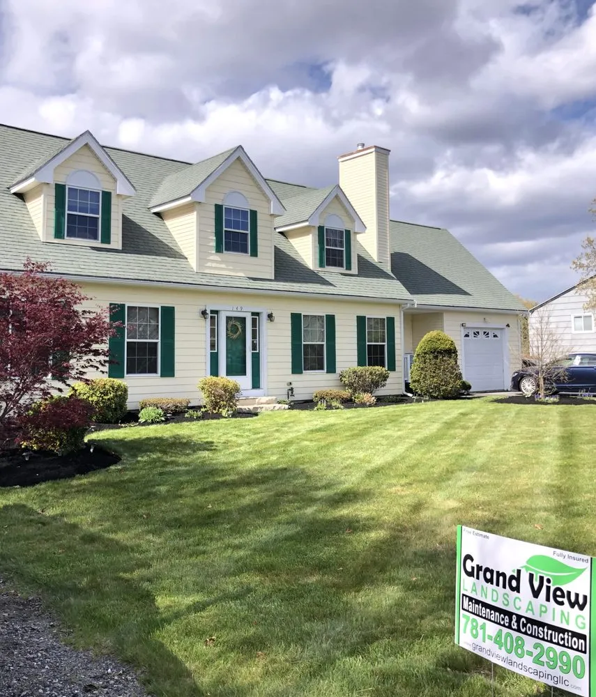 Affordable yard maintenance in Stoughton, MA by GrandView Landscaping