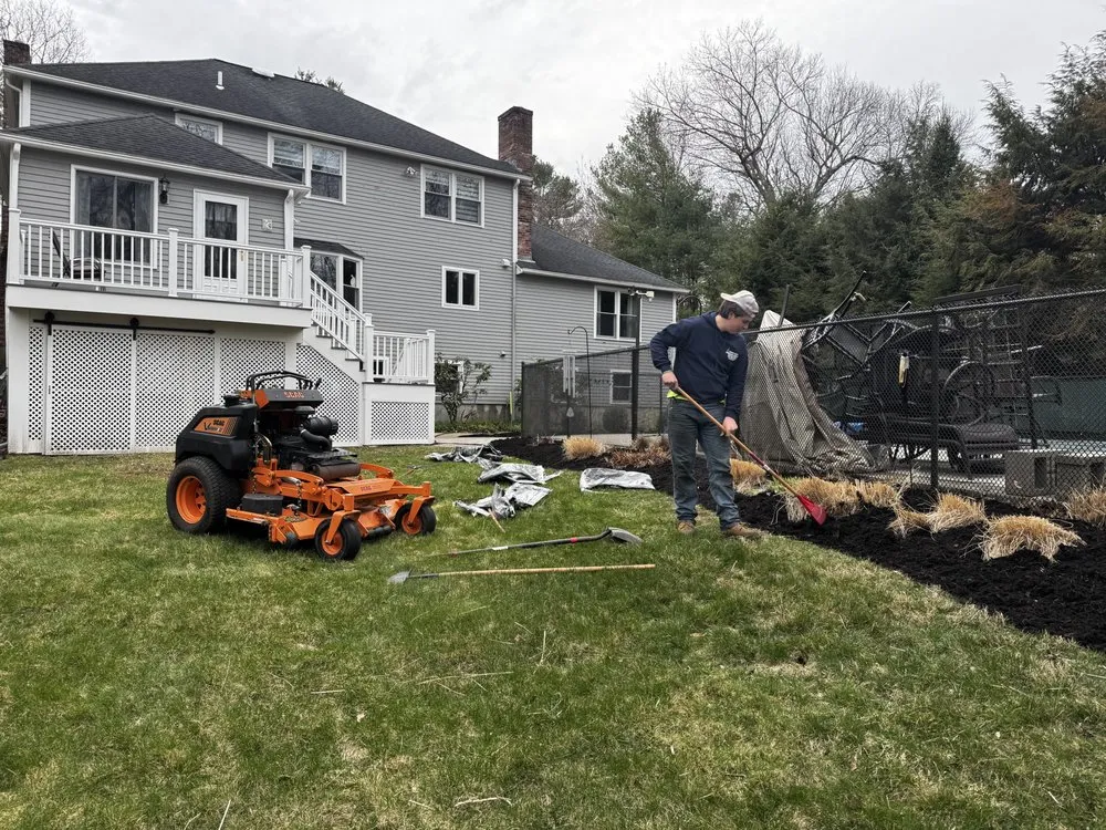 Custom garden landscaping for outdoor upgrades in Atkinson, NH by Granite State Landscape Services