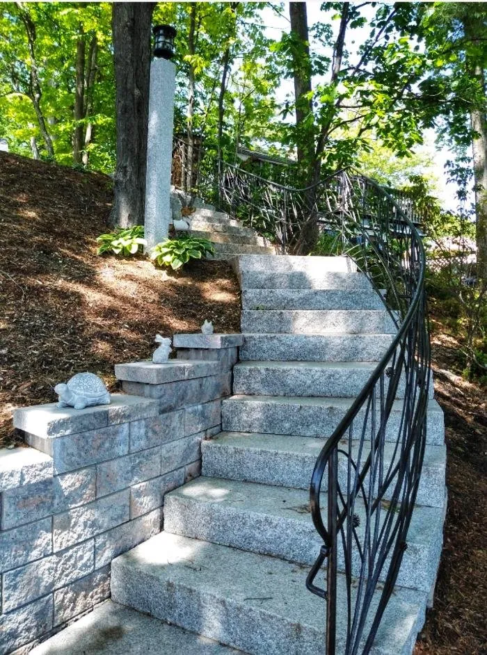 Reliable garden landscaping with custom design in Holderness, NH by Granite State Landscaping & Stonework