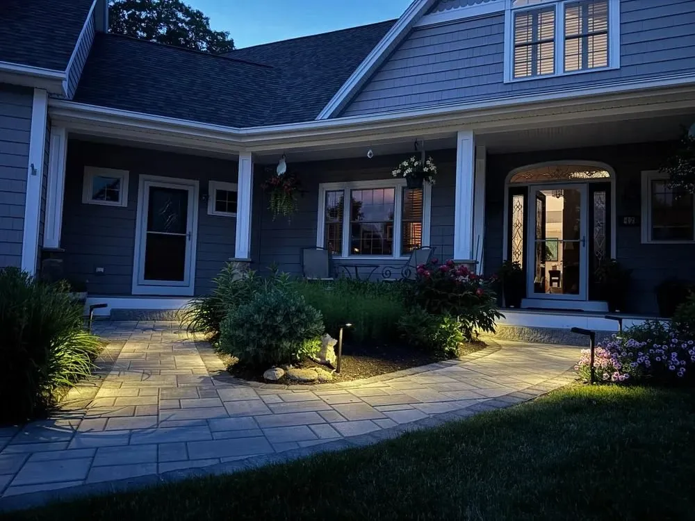 Affordable garden landscaping for year-round maintenance in Concord, NH by Granite State Walls and Walkways