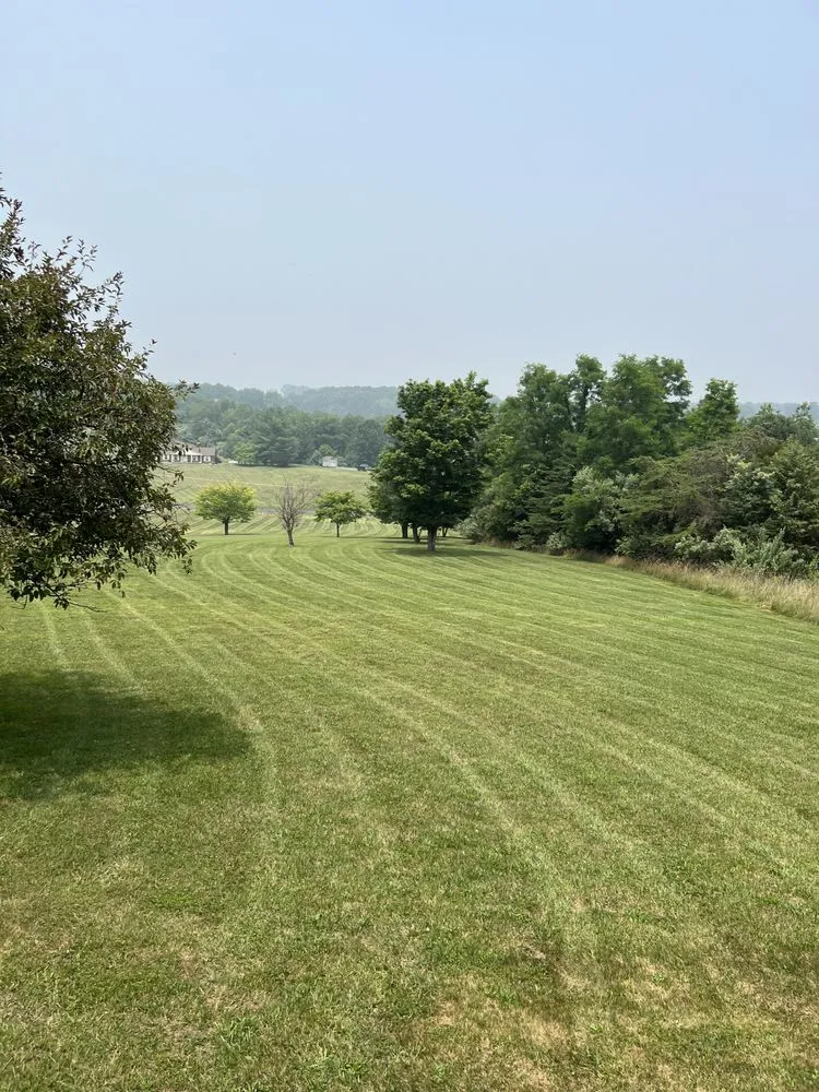 Professional landscape design in Fishersville, VA by Grant & Sons Lawn Care