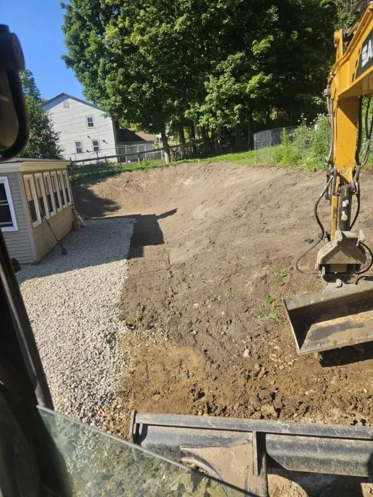 Expert yard cleanup service for beautiful yards in Bridport, VT by Grant Landscaping & Excavation