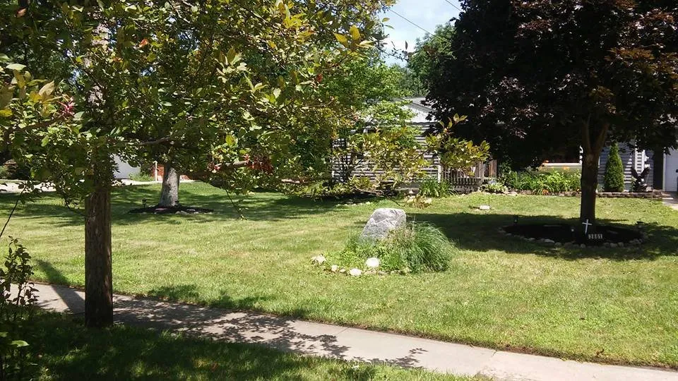 Professional landscape installation with custom design across Akron, OH - Grantham Lawn Care And Design