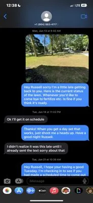 Grants landscaping & lawn care Logo