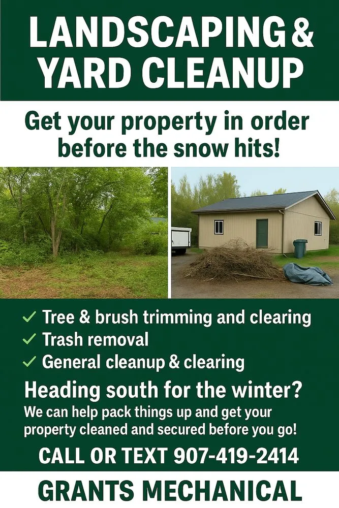 Custom lawn care service for outdoor upgrades across Juneau, AK - Grants Mechanical