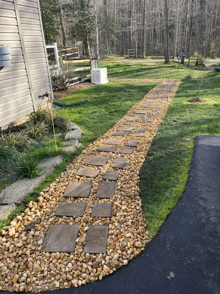 Custom landscaping services for homes in Manassas, VA by Graphagenix