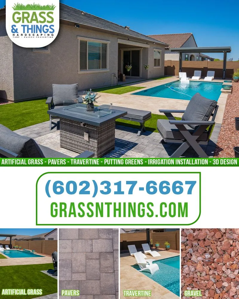 Professional lawn care service in Pheonix, AZ - Grass and Things Hardscaping