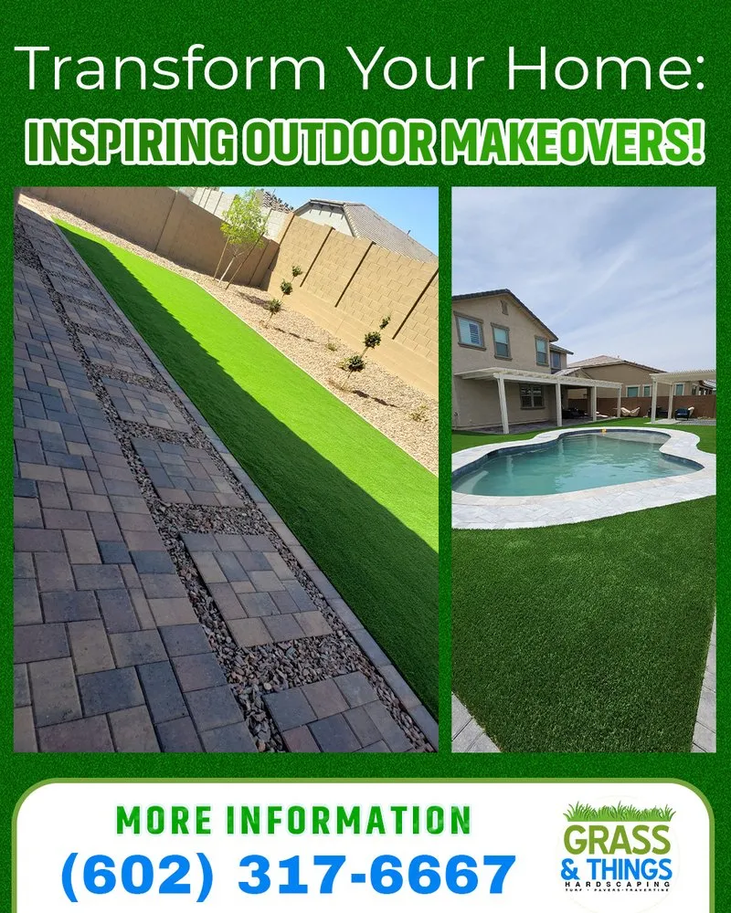 Reliable garden landscaping for beautiful yards in Pheonix, AZ by Grass and Things Hardscaping