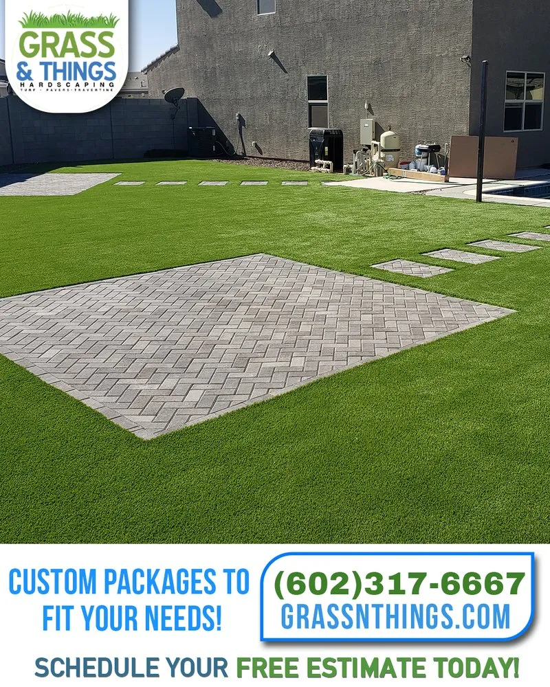 Local yard cleanup service for homes across Pheonix, AZ - Grass and Things Hardscaping