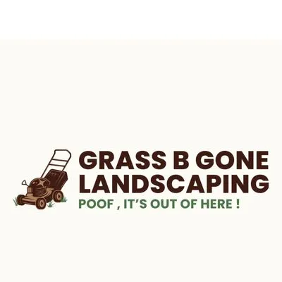 Grass B Gone Landscaping Logo