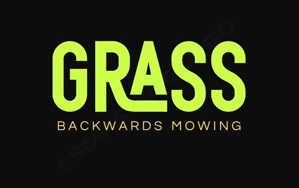 Grass Backwards Mowing