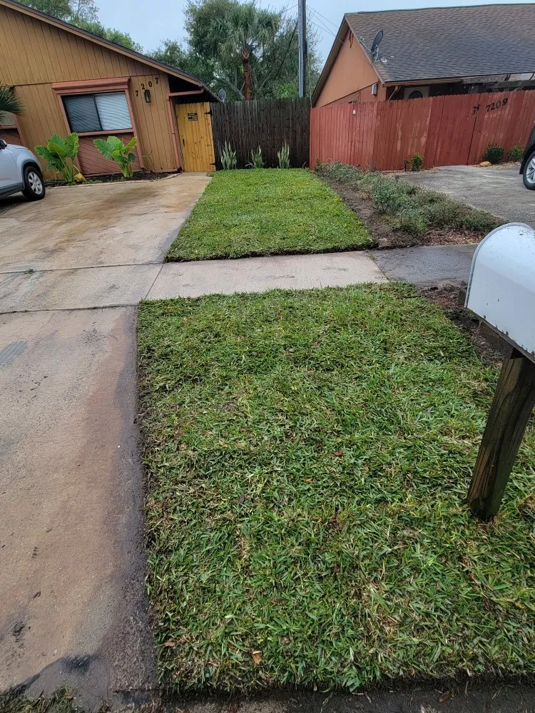 Professional landscape design in Grant Vlkria, FL by Grass Barbers Lawn Maint