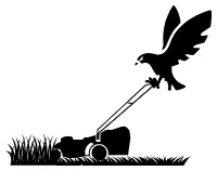 Grass Bird Landscaping Logo