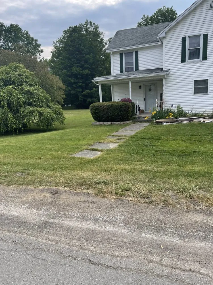 Professional yard cleanup service for residential properties across Atlanta, NY - Grass Buster