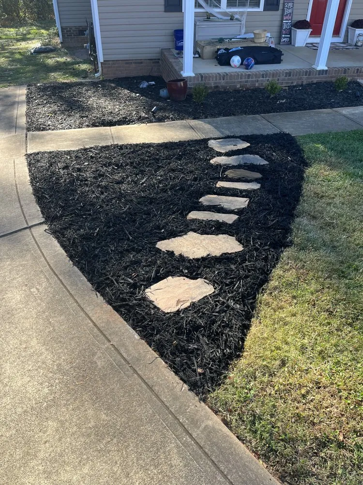 Affordable yard maintenance with custom design in Iron station, NC by Grass Daddy’s