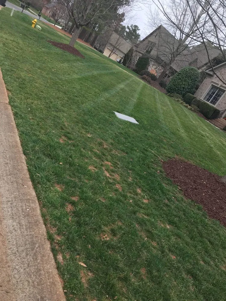 Custom landscape installation in Iron station, NC by Grass Daddy’s
