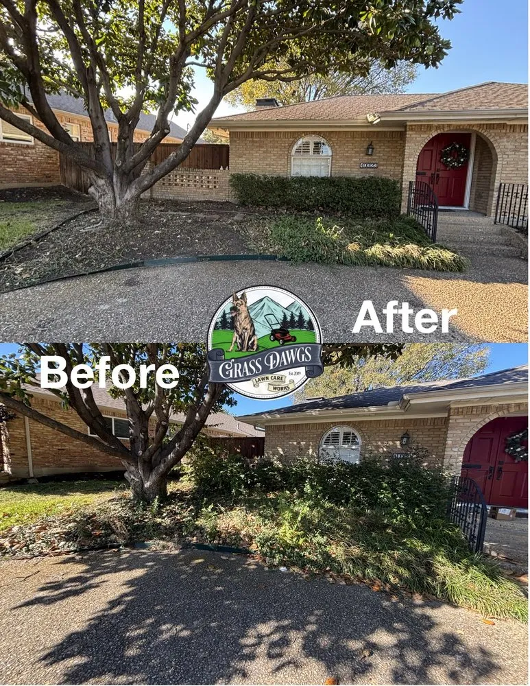 Affordable landscape installation in Seagoville, TX by Grass Dawgz
