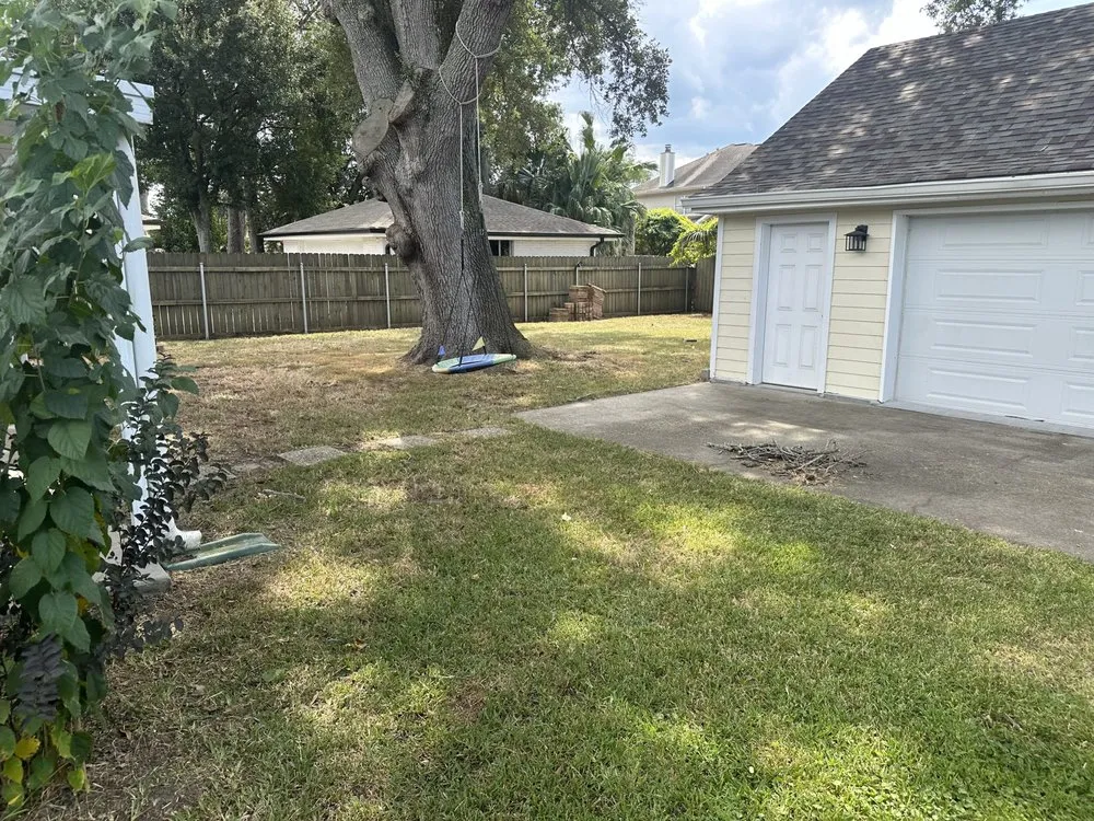 Trusted outdoor landscaping with custom design in Harahan, LA by Grass Dude