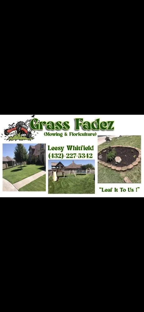 Top-rated lawn mowing service for residential properties across Midland, TX - Grass Fadez