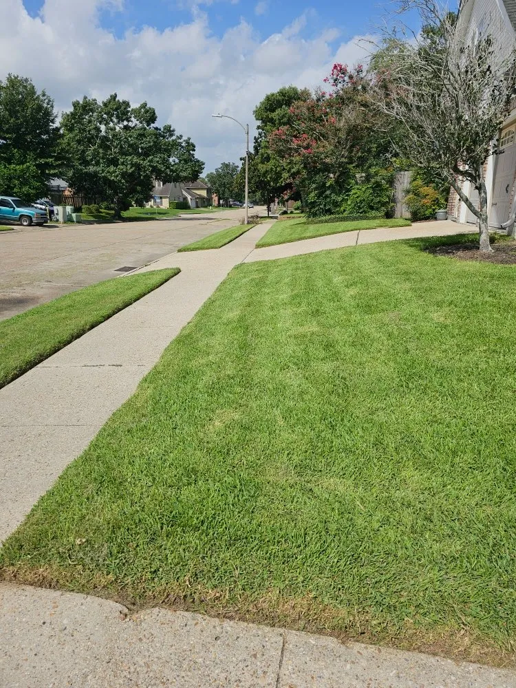 Expert yard maintenance with custom design in New Orleans, LA by Grass Genie