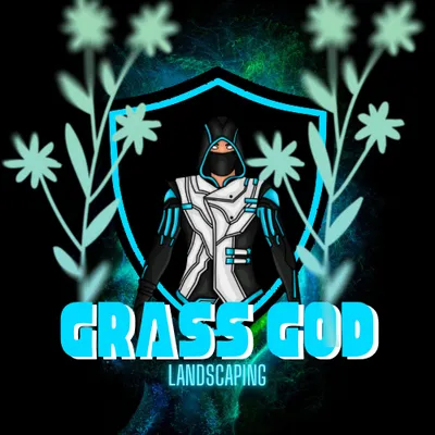 Grass God Landscaping Logo