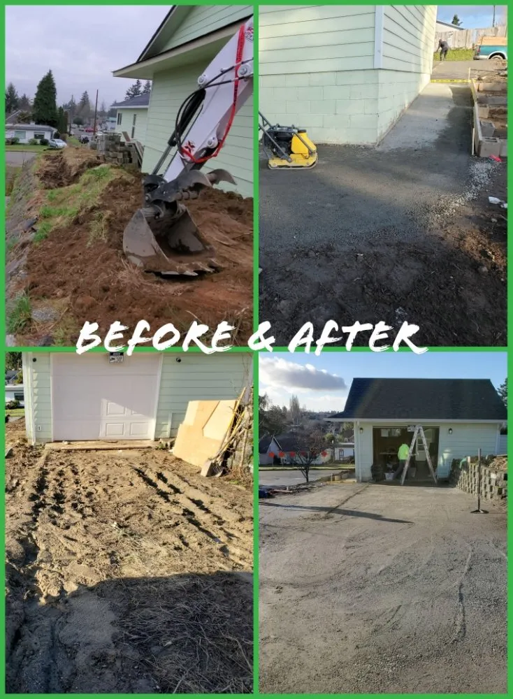 Custom garden landscaping in Lacey, WA by GRASS Ground Renovations And Soil Services