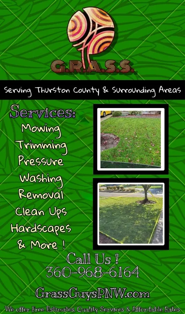 Trusted outdoor landscaping in Lacey, WA - GRASS Ground Renovations And Soil Services