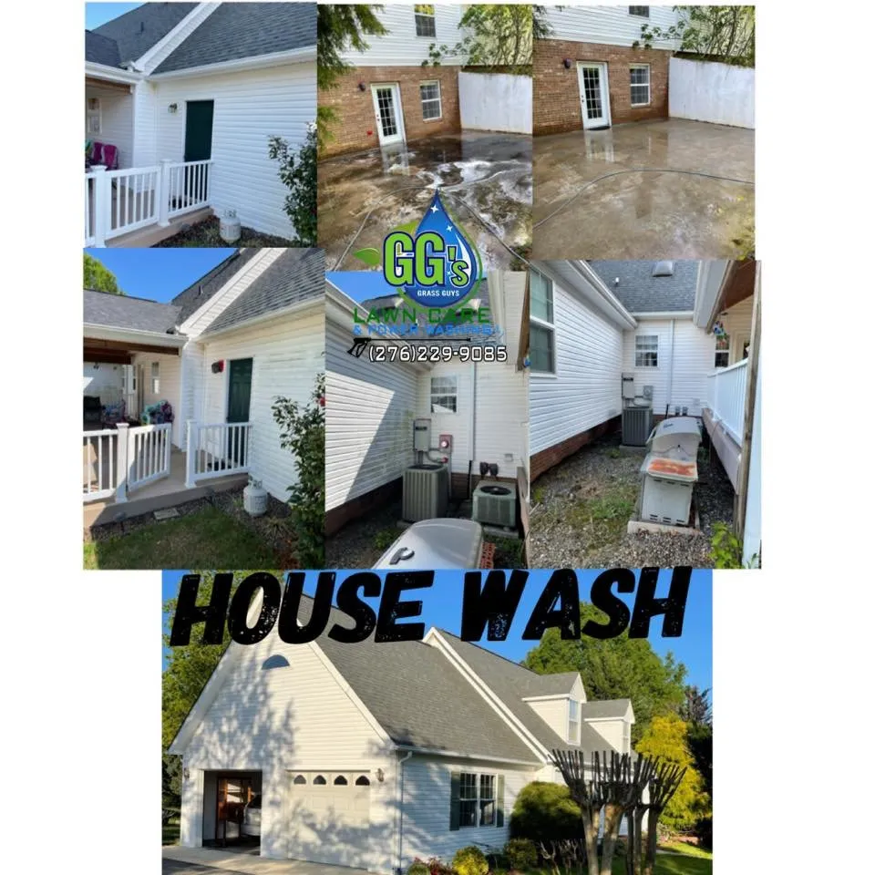 Custom outdoor landscaping in Stuart, VA - Grass Guys lawn care and power washing