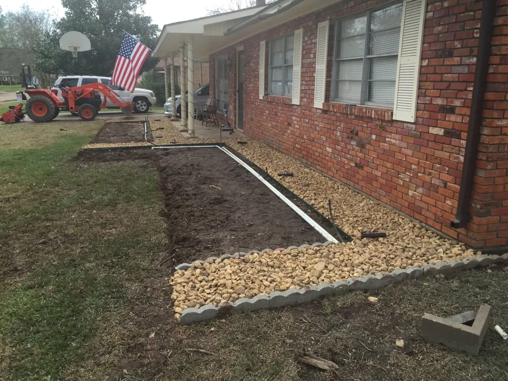 Affordable landscape installation with custom design across Alexandria, LA - Grass Hopper Lawn Care