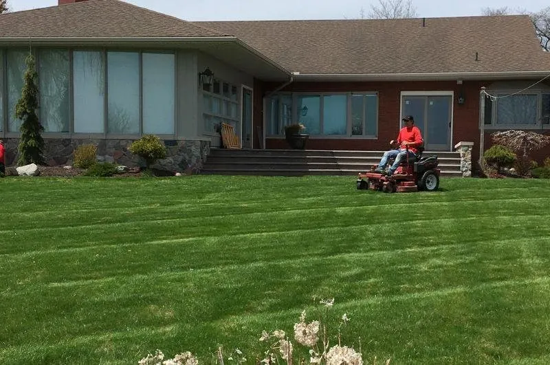 Expert residential landscaping in Spruce, MI by Grass Hoppers