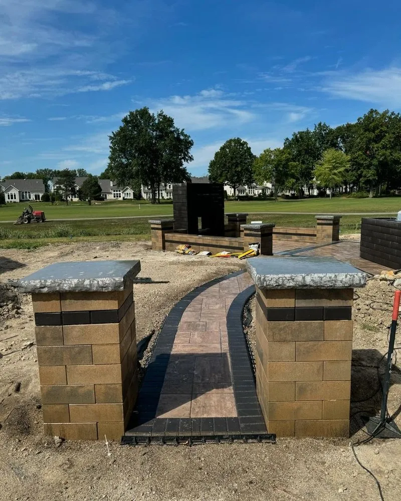 Affordable landscape design with custom design across Avon, OH - Grass Is Greener Landscaping