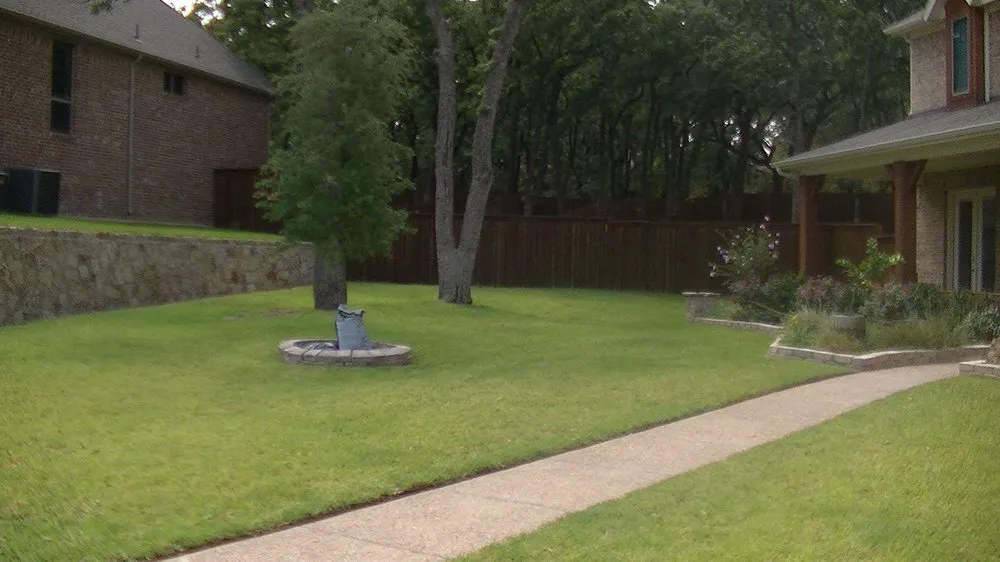 Reliable yard cleanup service for beautiful yards in Keller, TX by Grass King