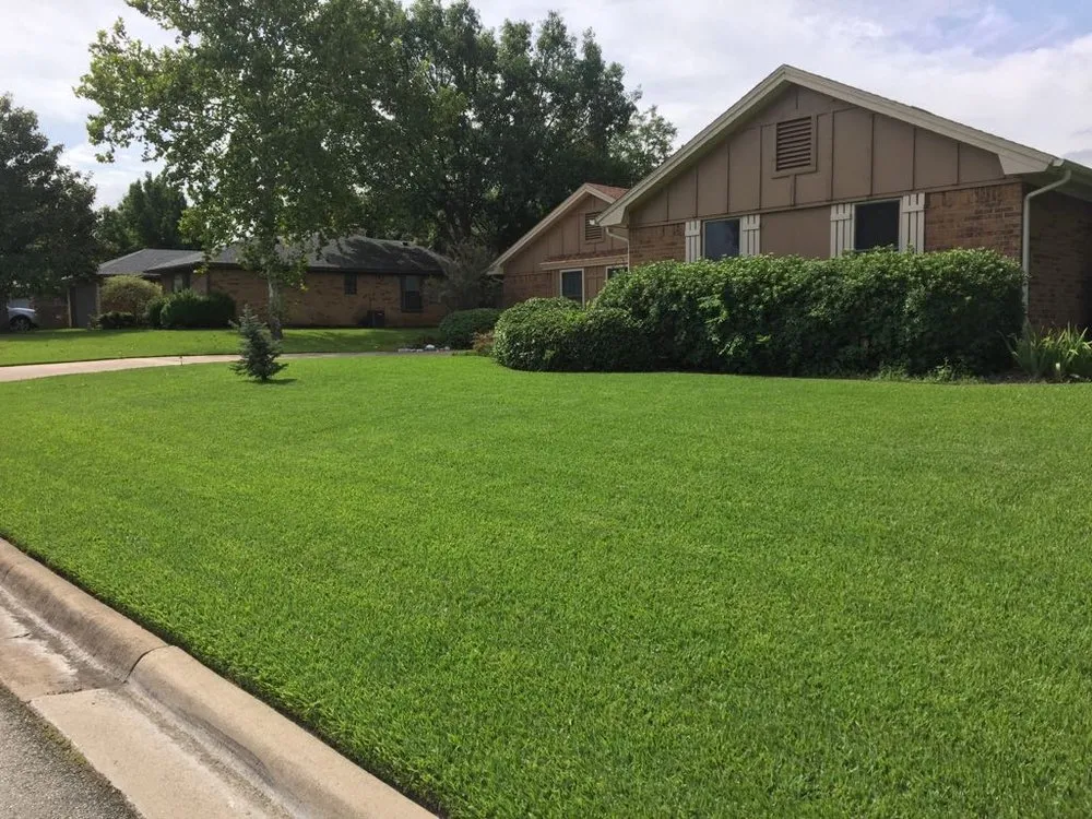 Professional lawn mowing service for homes in Keller, TX by Grass King